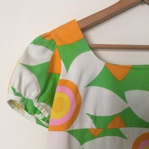 1960s Waltah Clarke Floral Tunic